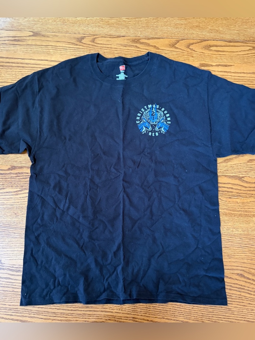 August Burns Red Christmas Tour 2021 Black Short-Sleeve Crewneck T-Shirt -